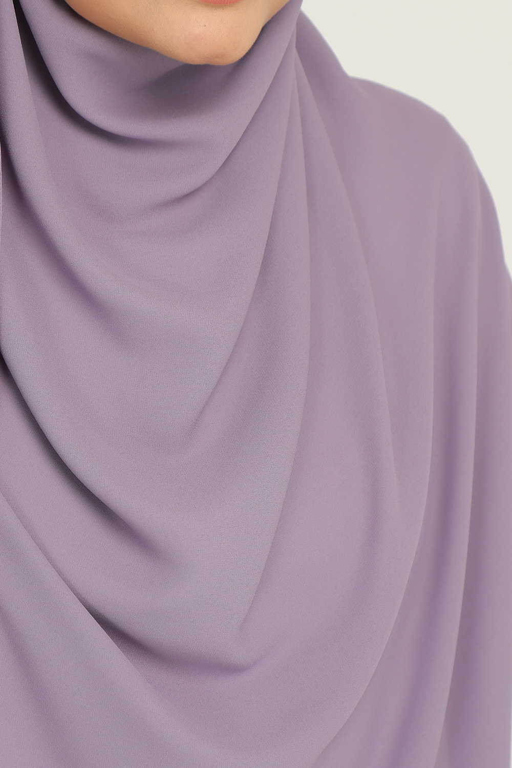 Umma Shawl Merangsri White Smoke