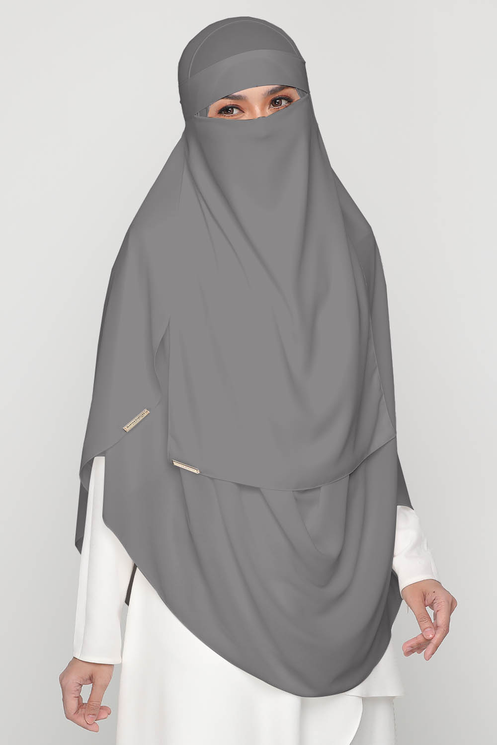 Niqab Gautlet Grey