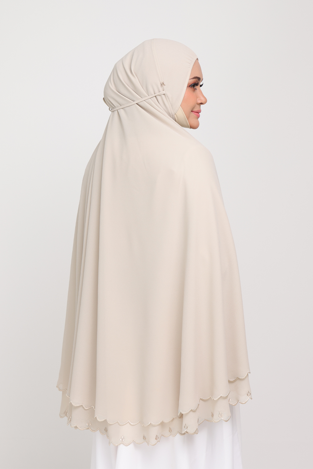 Mini Telekung Fatimah Diamond Blue