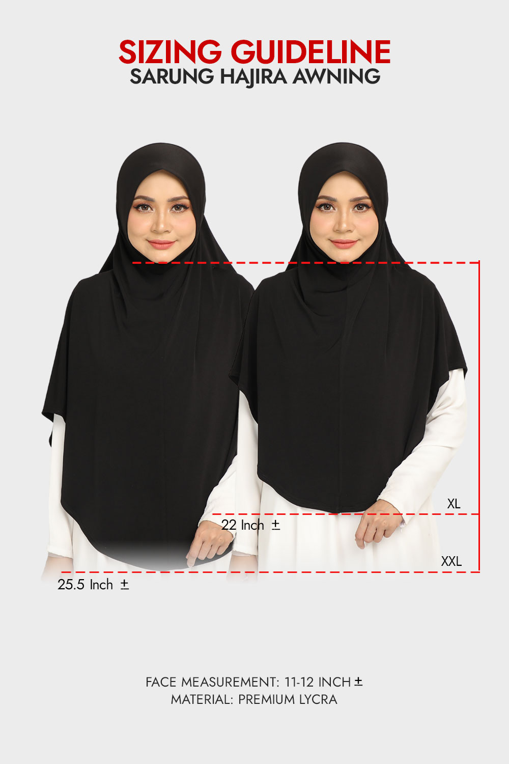 [AS-IS] - Sarung Hajira Platinum White