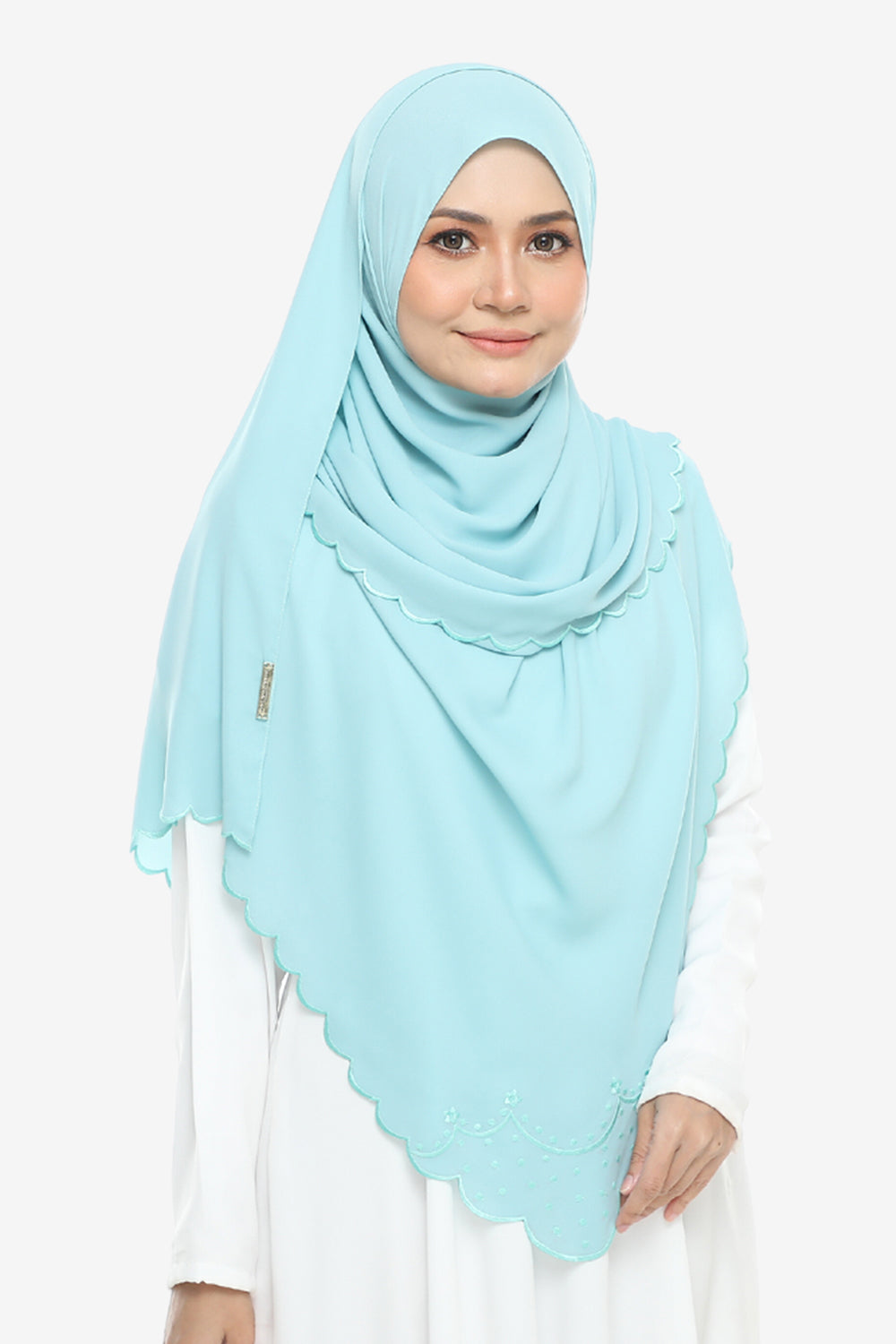 As-Is Shawl Sulam Pansy Light Mint