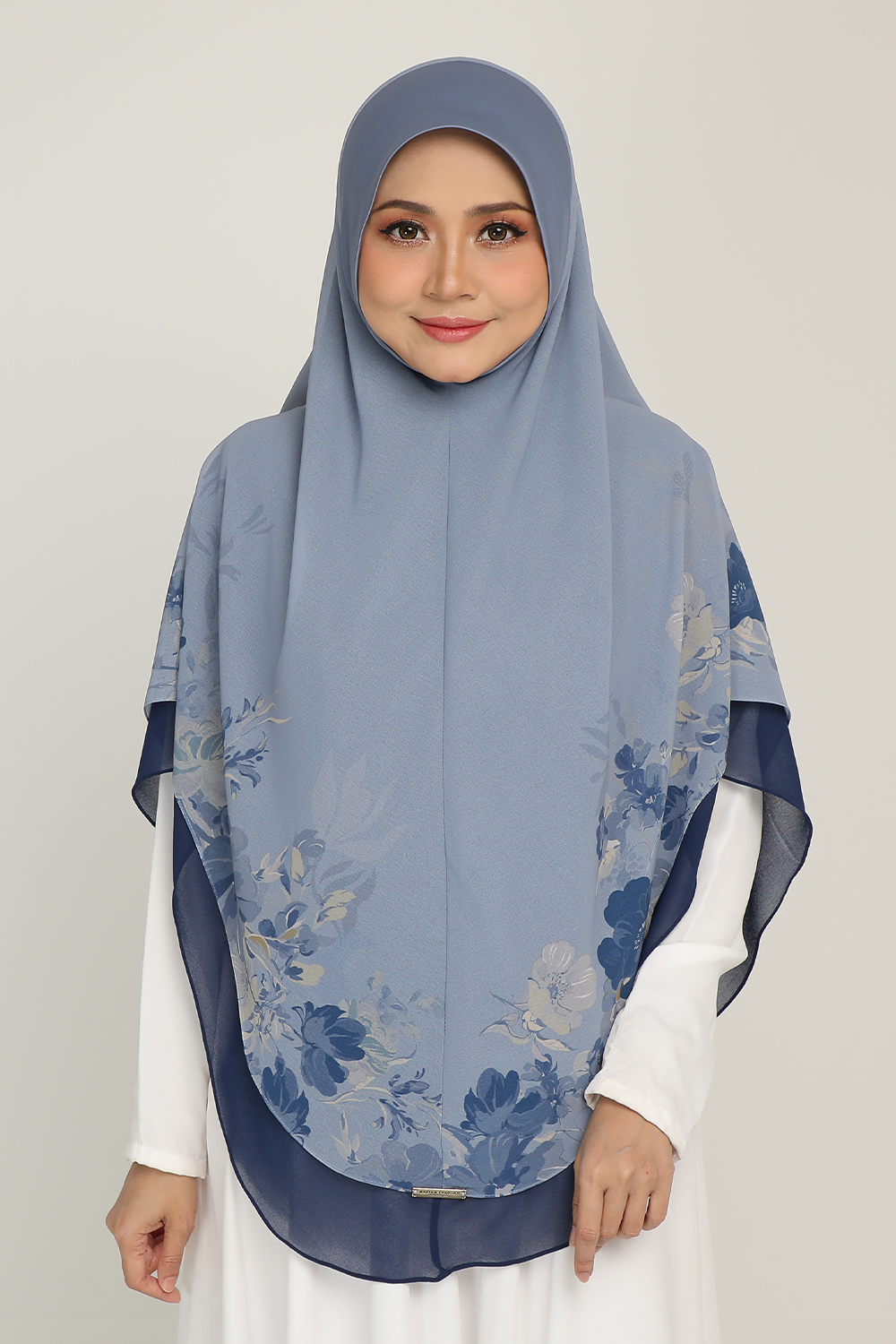 [AS-IS]-Sarung Printed Budi Prussian Blue