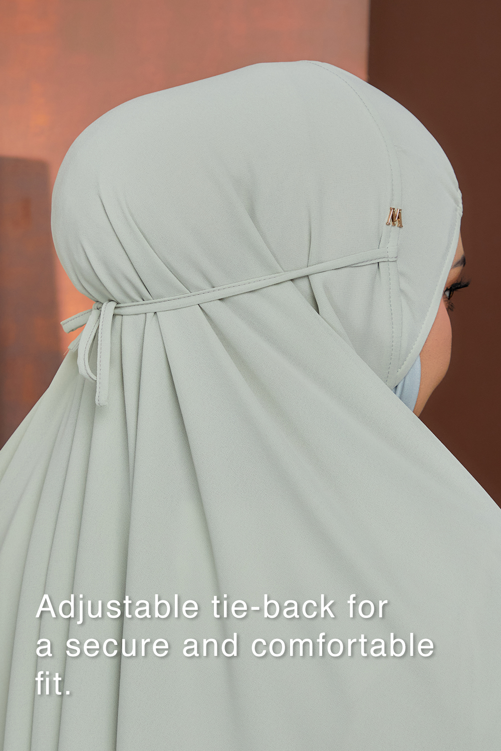 Mini Telekung Fatimah Coral White