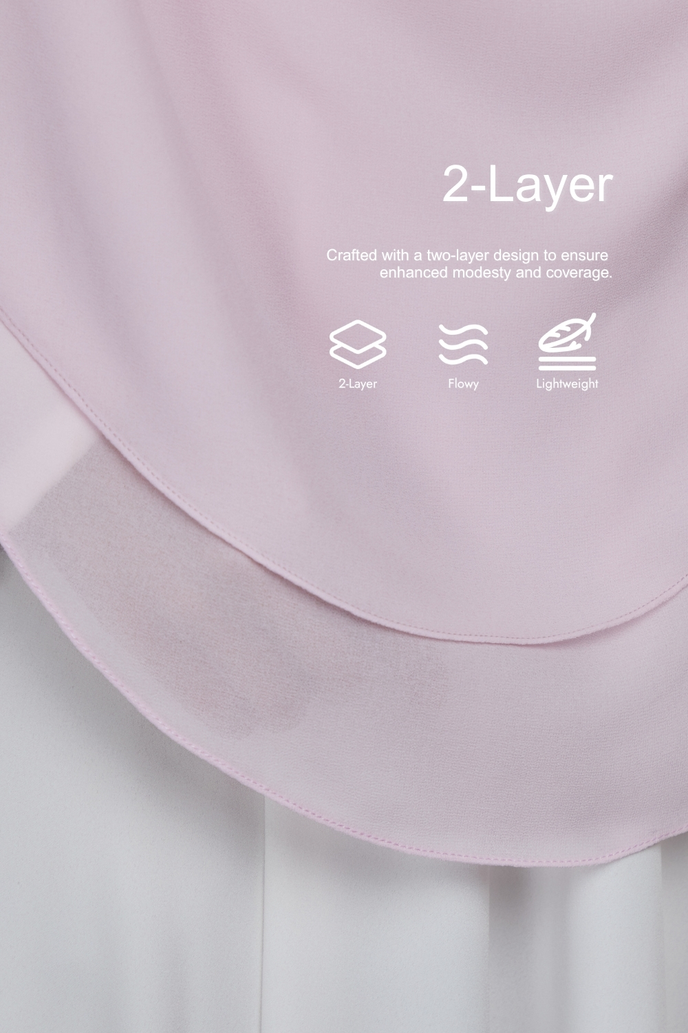 Umma 2-Layer Rose Pompadour