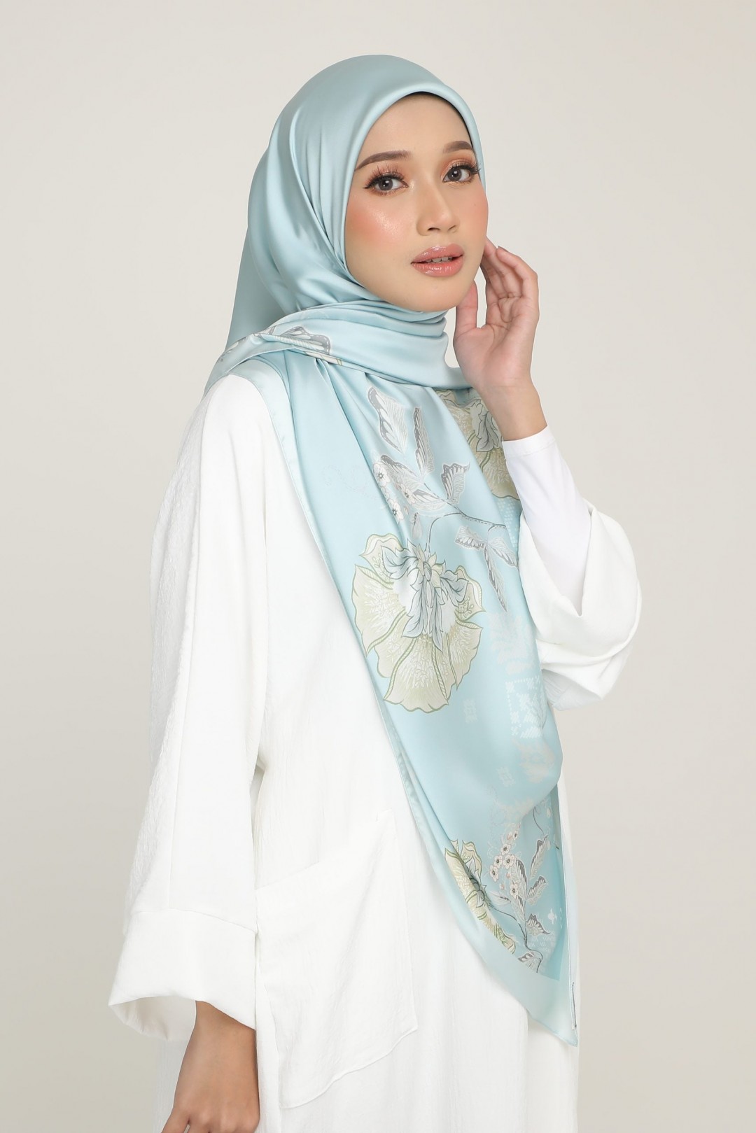 Classic Bawal Forsythia Teal Mist