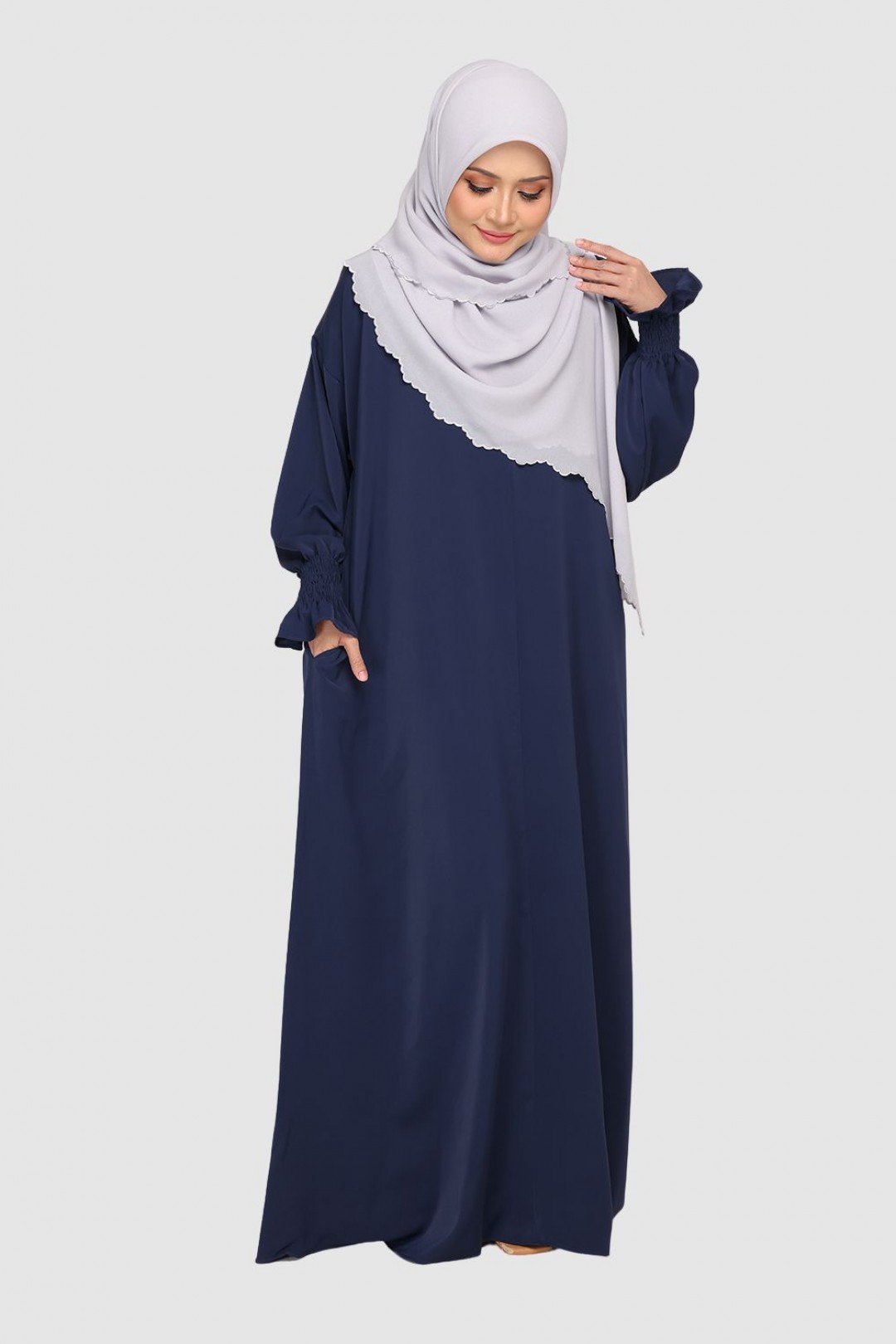 Mini Telekung Fatimah Diamond Blue