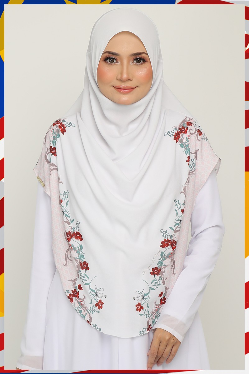 Umma Printed Werda White Almond