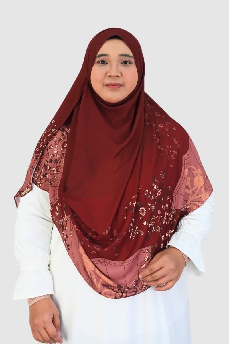 Instant Printed Raudhah Red