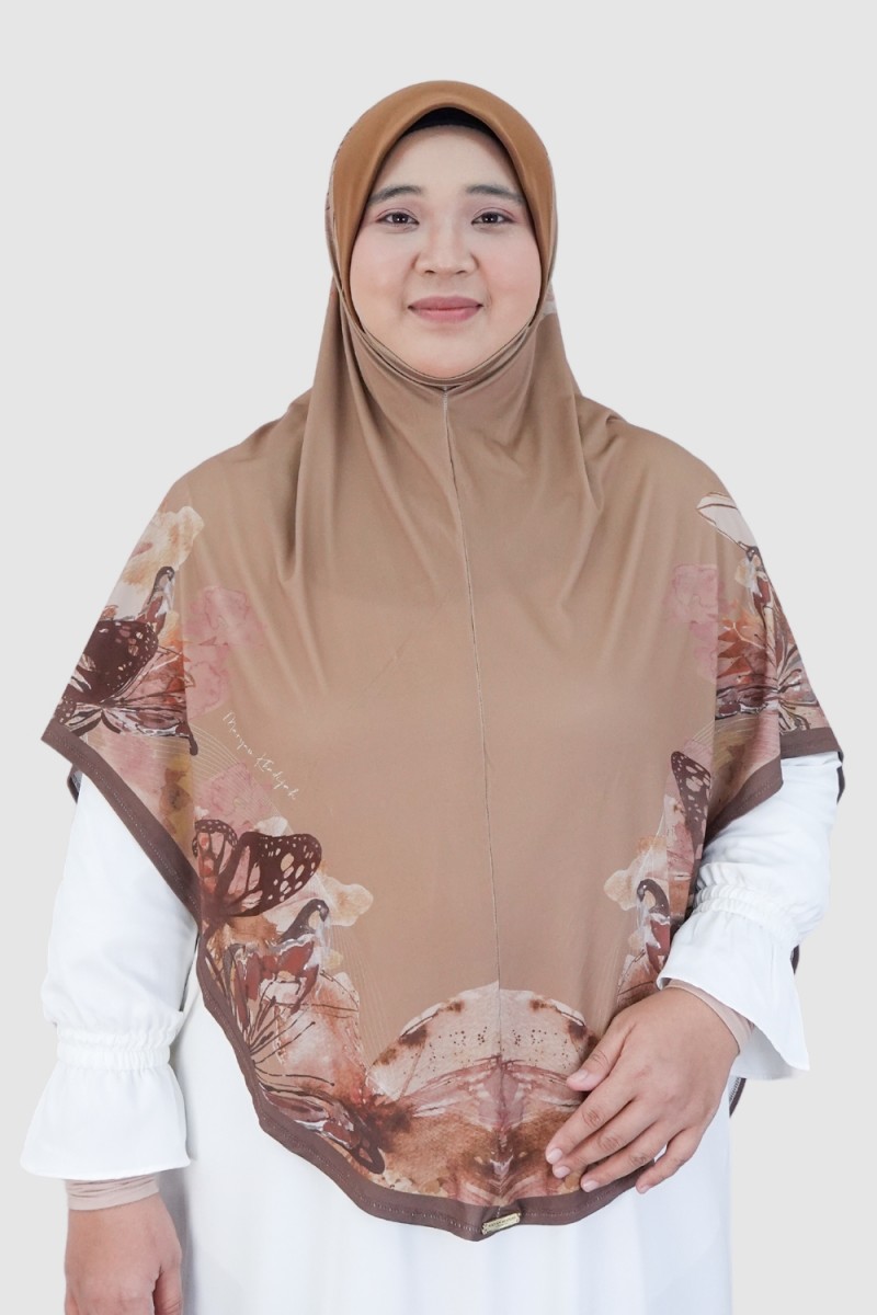 S-Sarung Printed Butterfly Brown