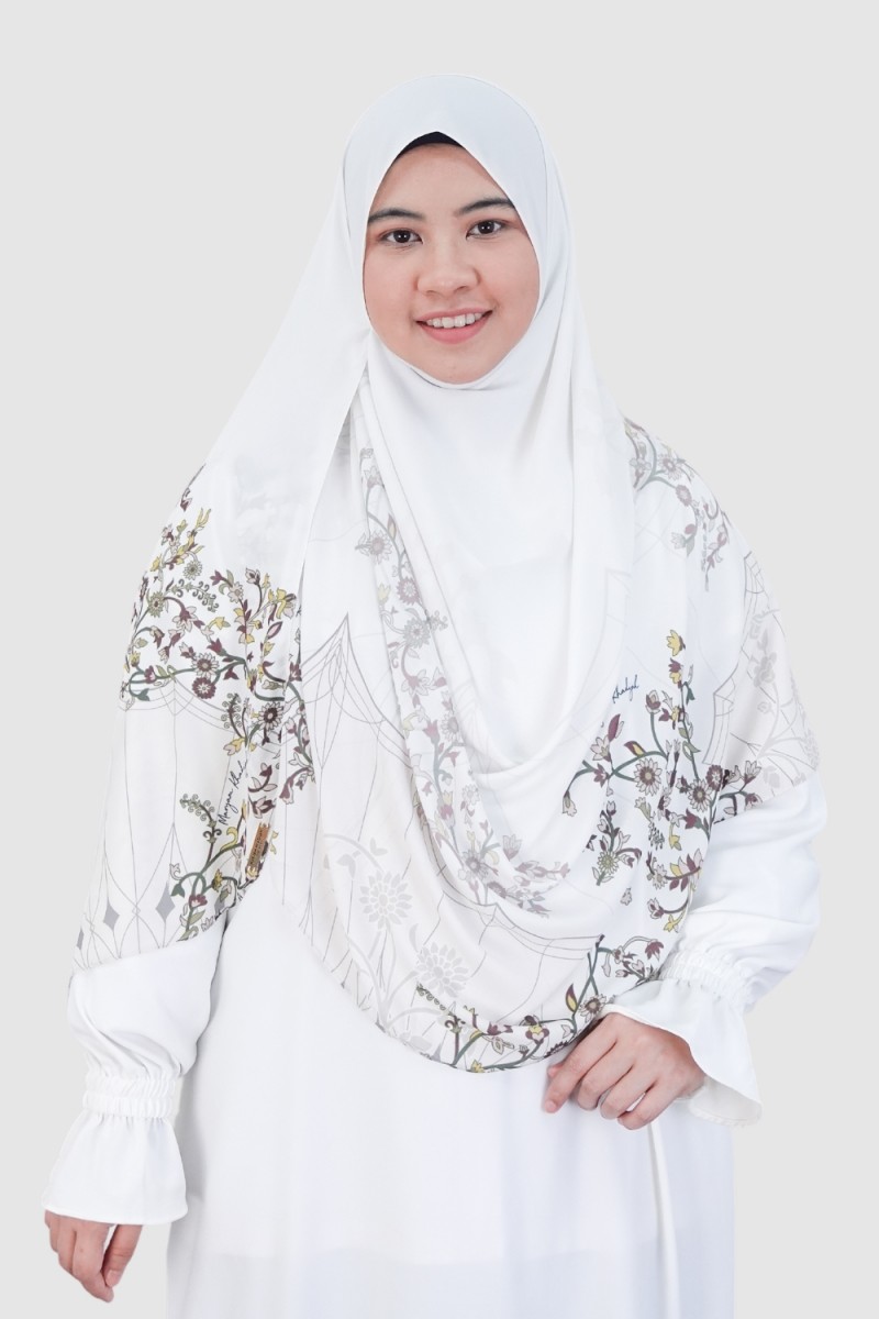 [SAMPLE]-Instant Printed Raudhah White