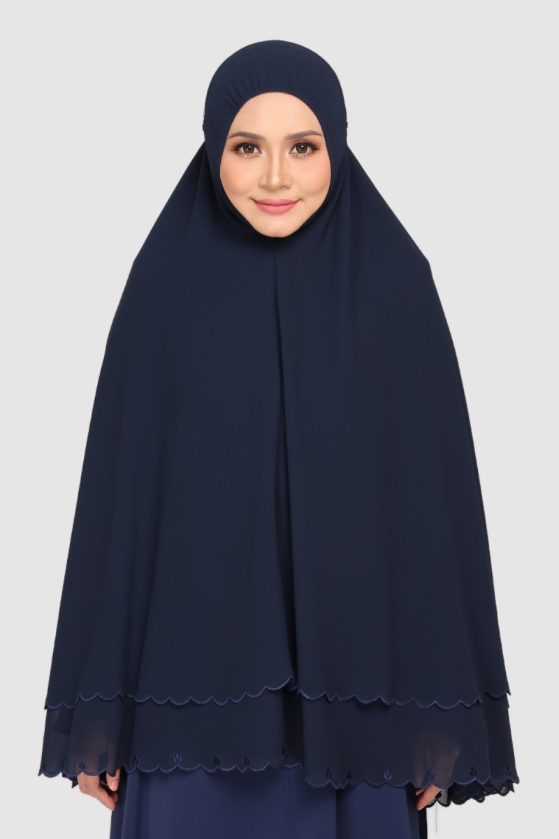 Mini Telekung Fatimah Diamond Blue