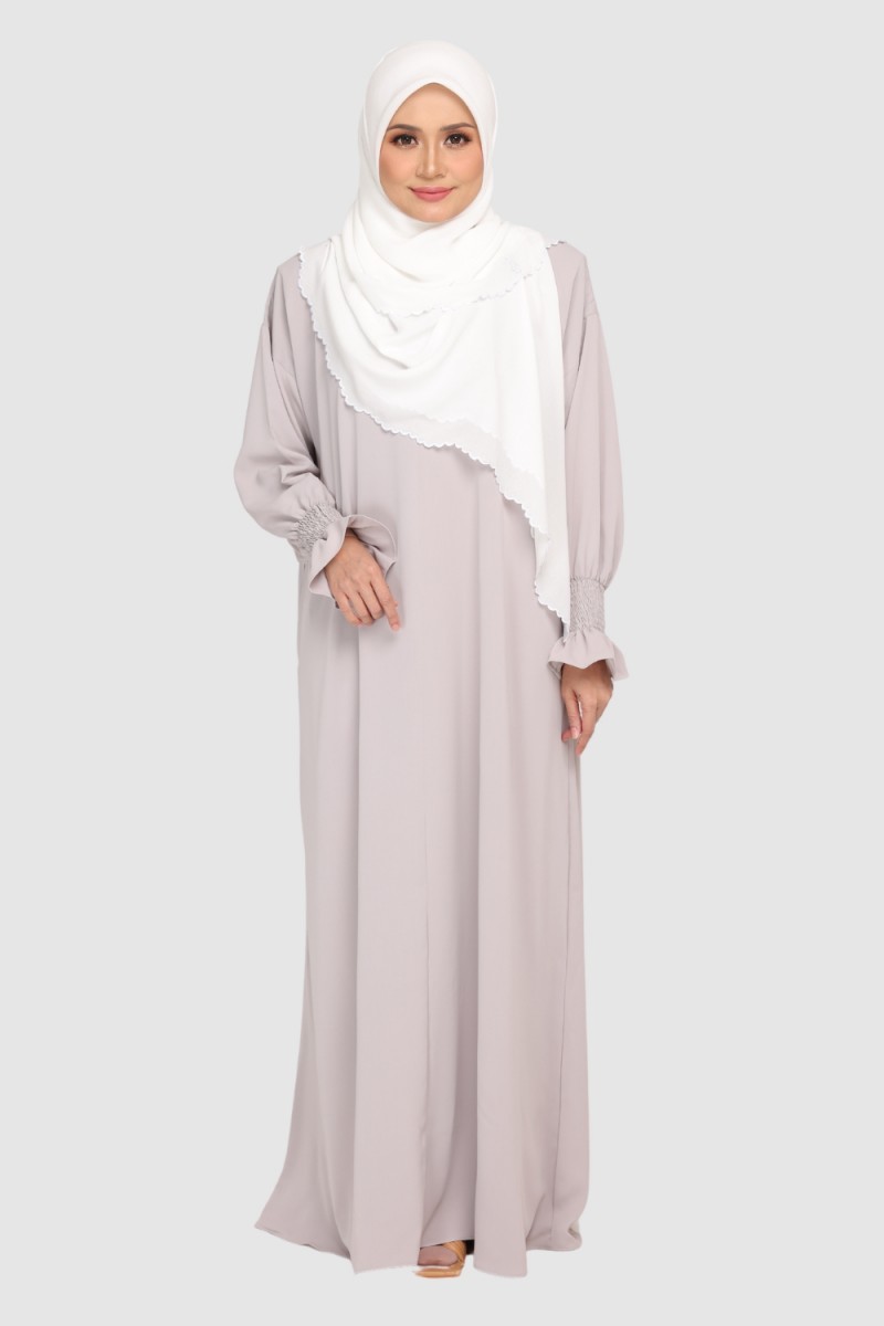 Jubah Rajwa Flash Grey