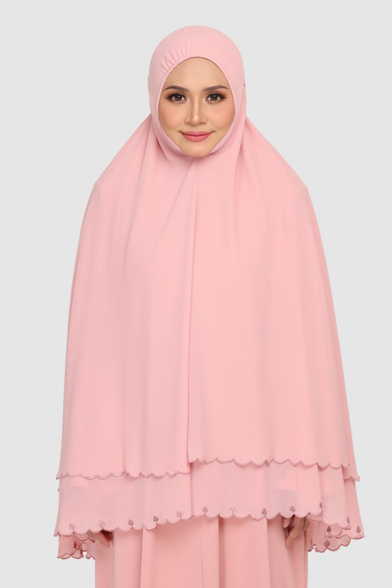 [AS-IS] Mini Telekung Fatimah Cherry Blossom