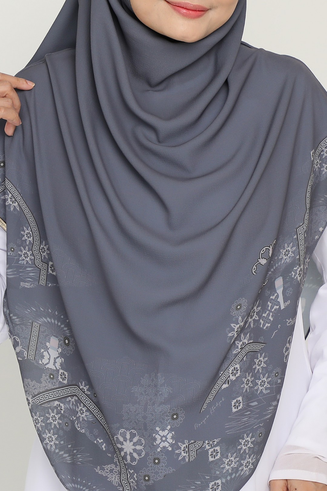 Umma Printed Raudhah Blushing Peach