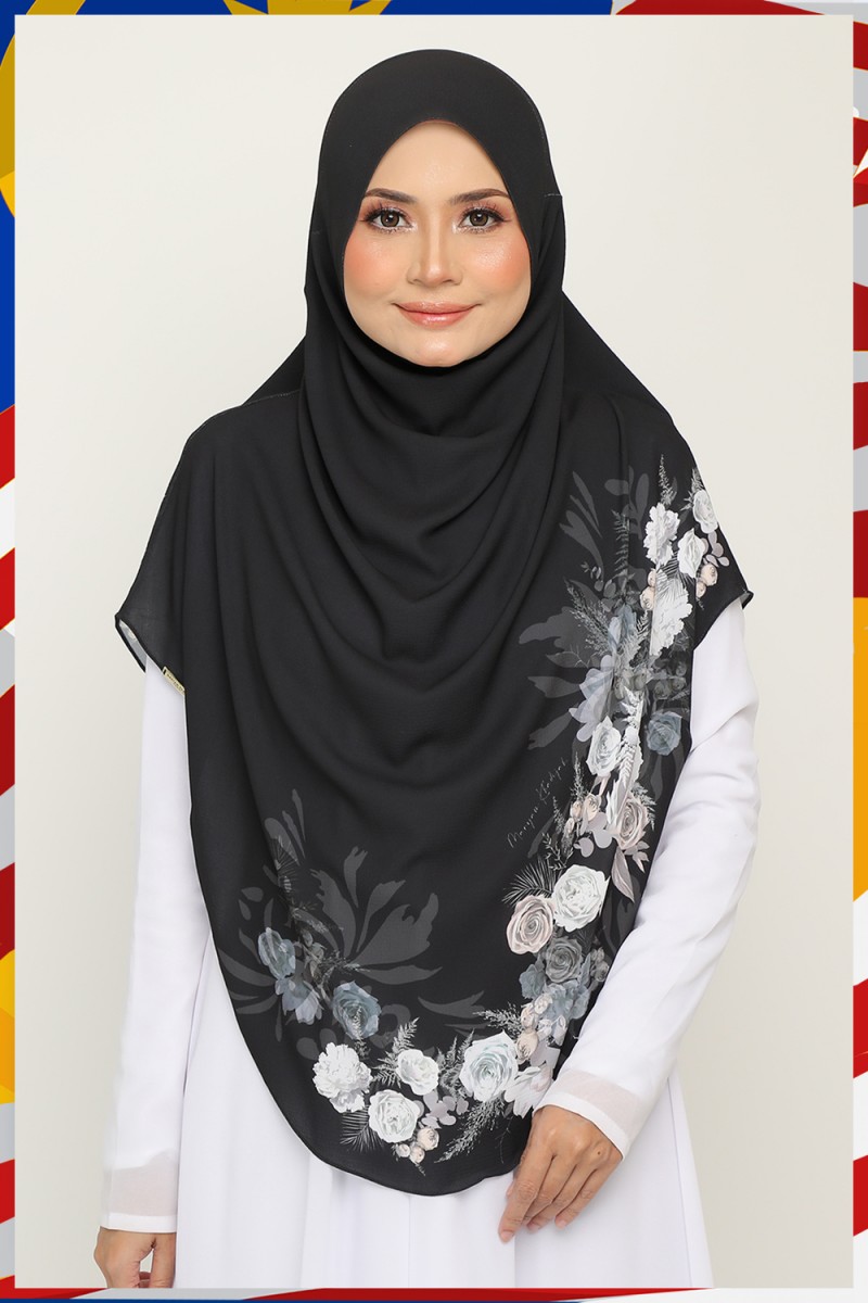 Umma Printed Zahra Sable Black