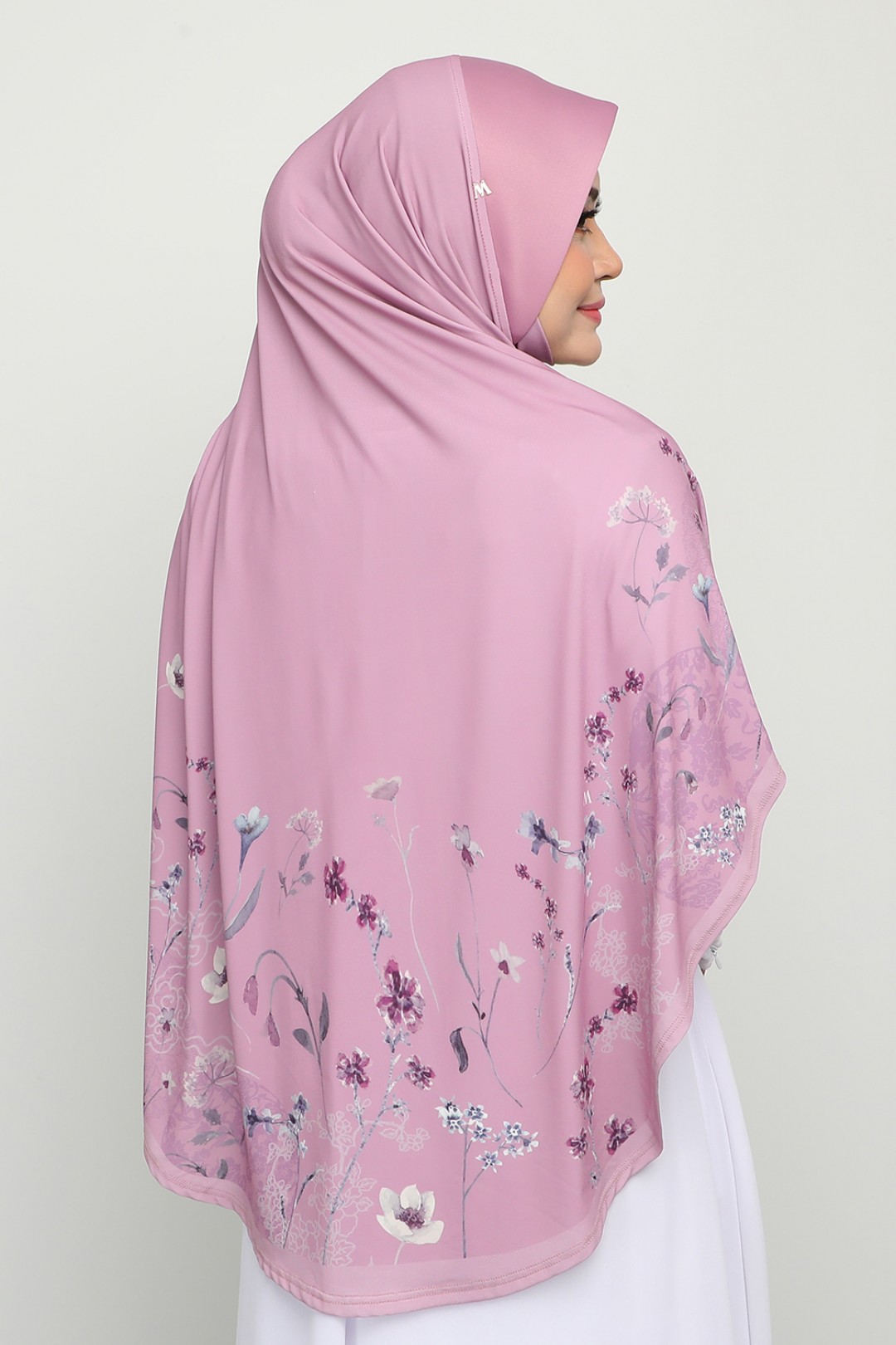 Sarung Printed Najdiyyah Pinky Orchid