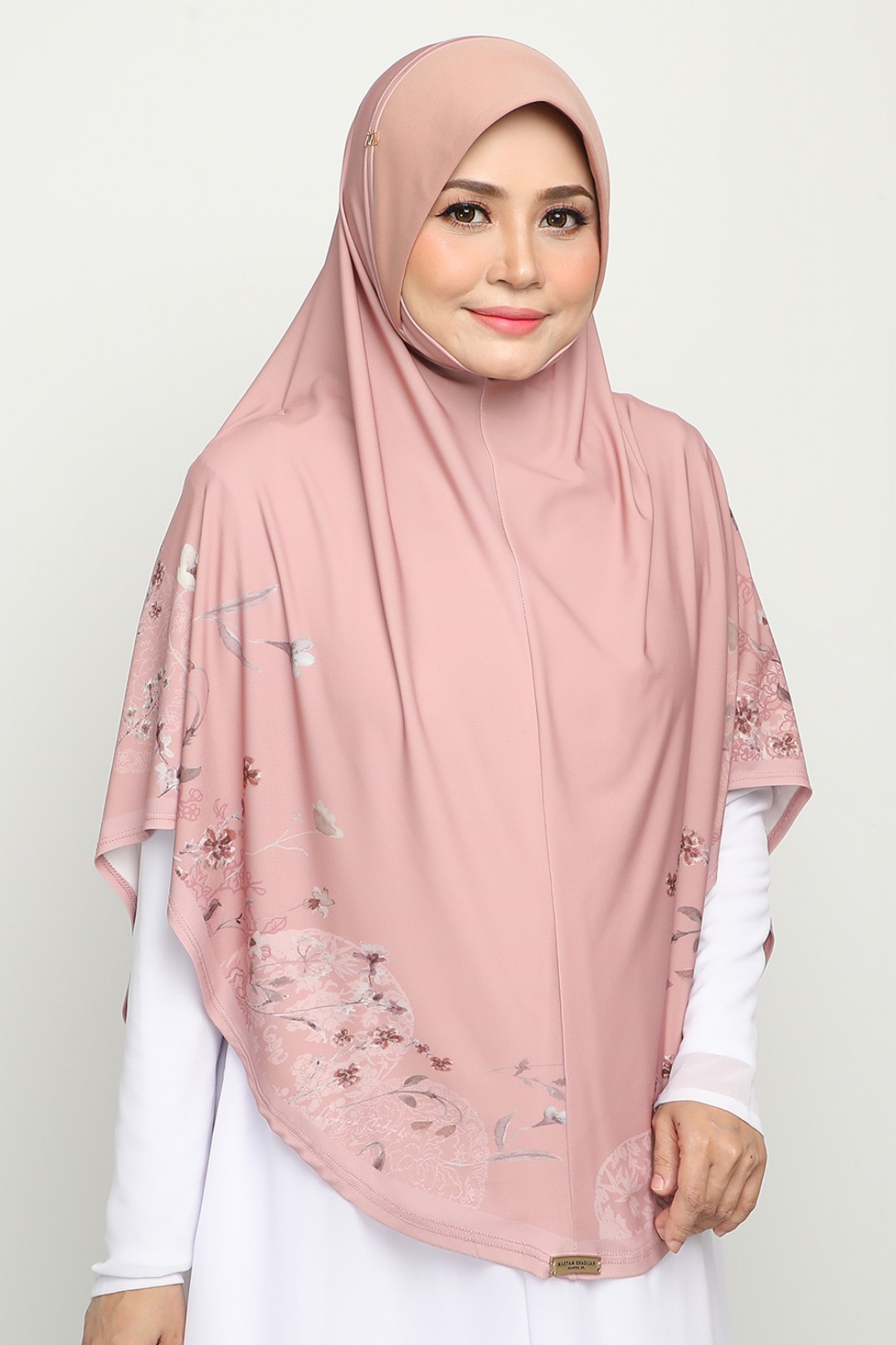 Sarung Printed Najdiyyah Peach Yogurt