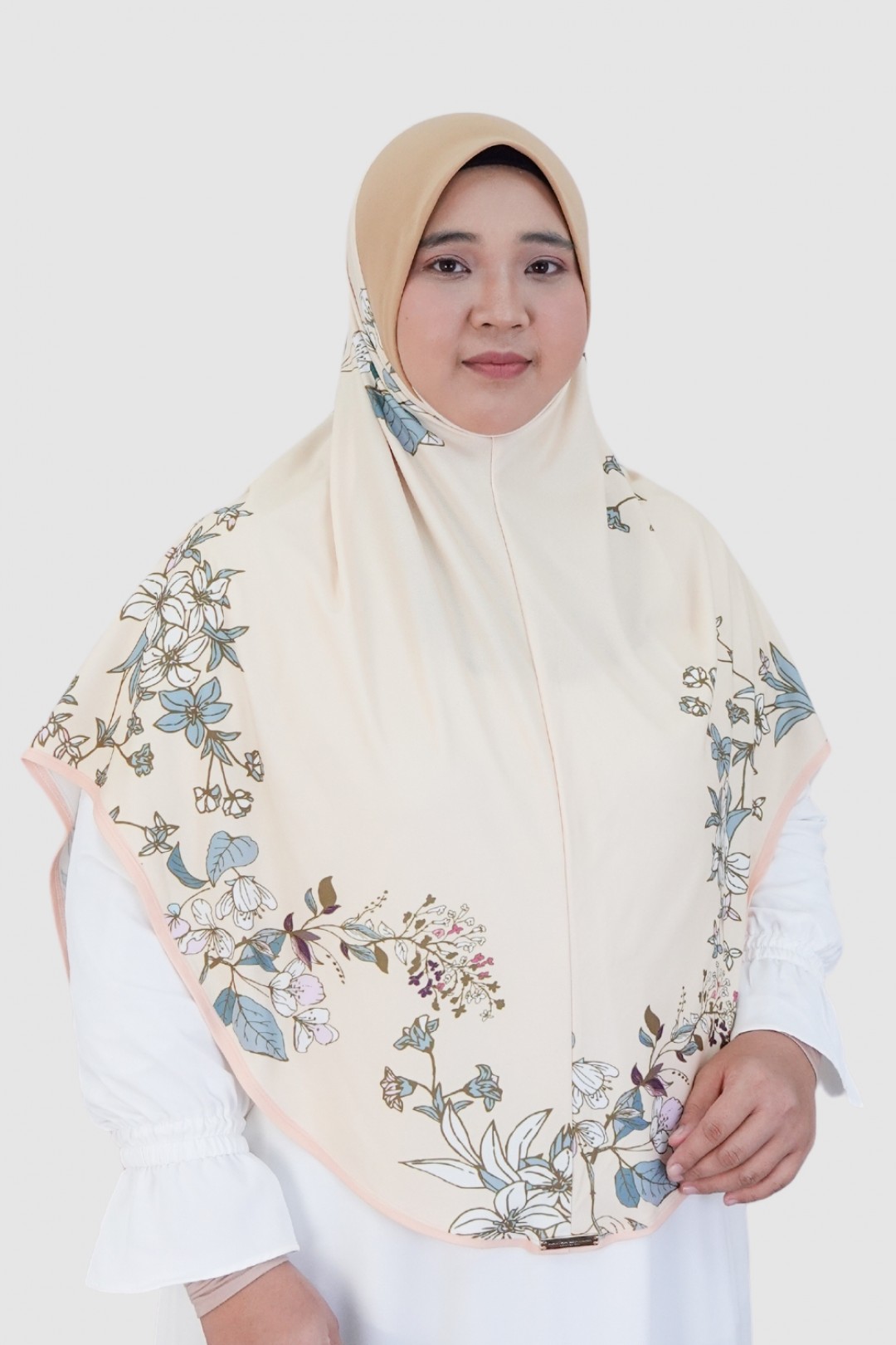 S-Sarung Printed Vinci Cream