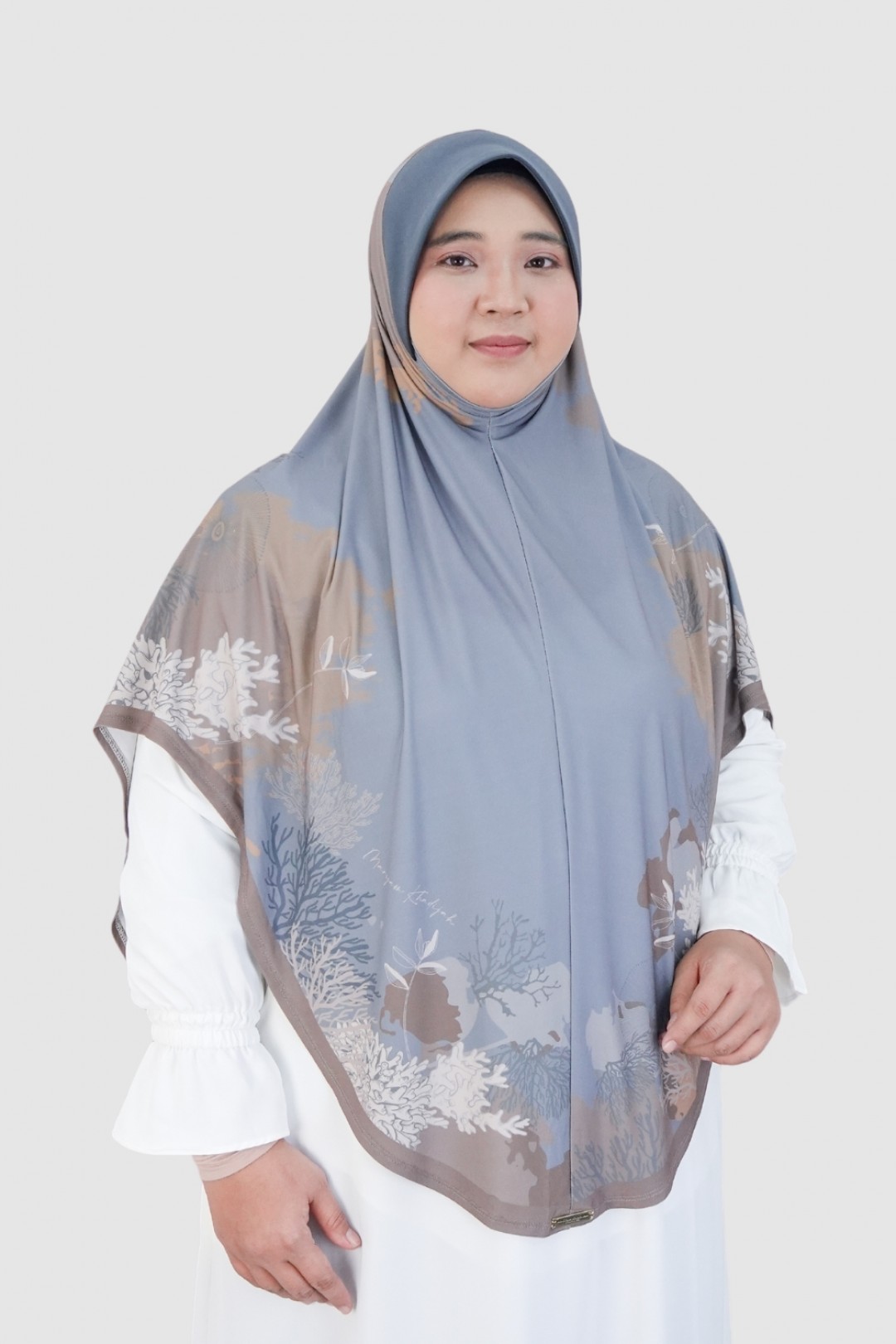 S-Sarung Printed Coral Blue