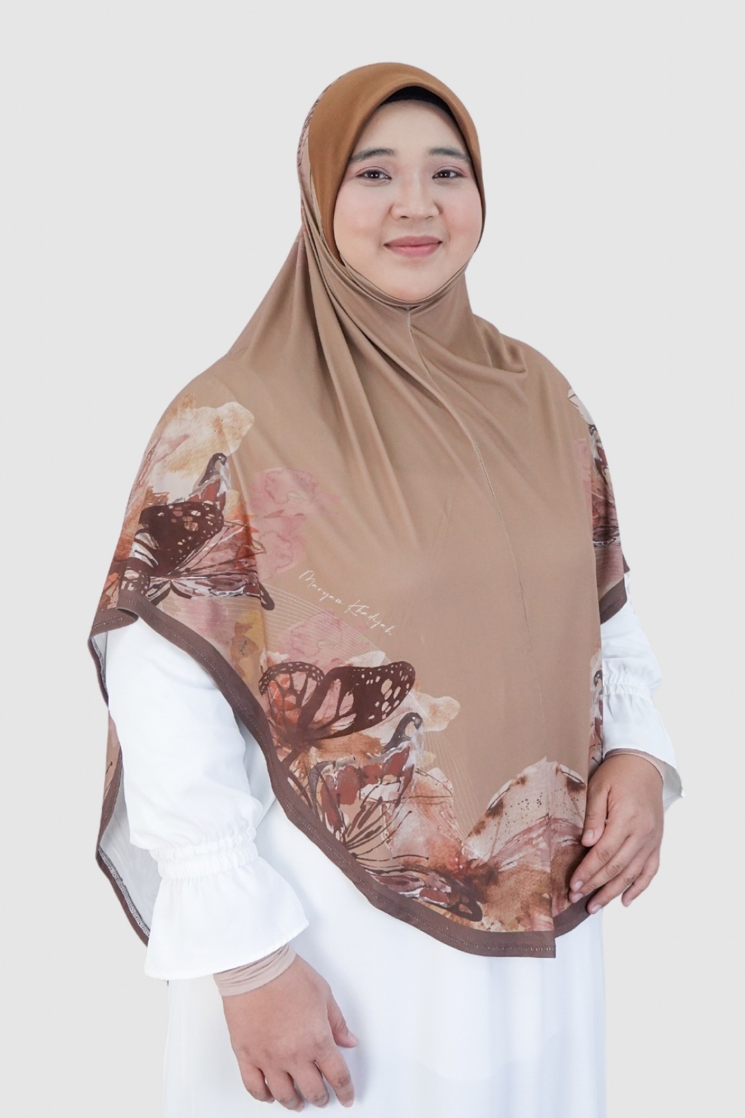 S-Sarung Printed Butterfly Brown