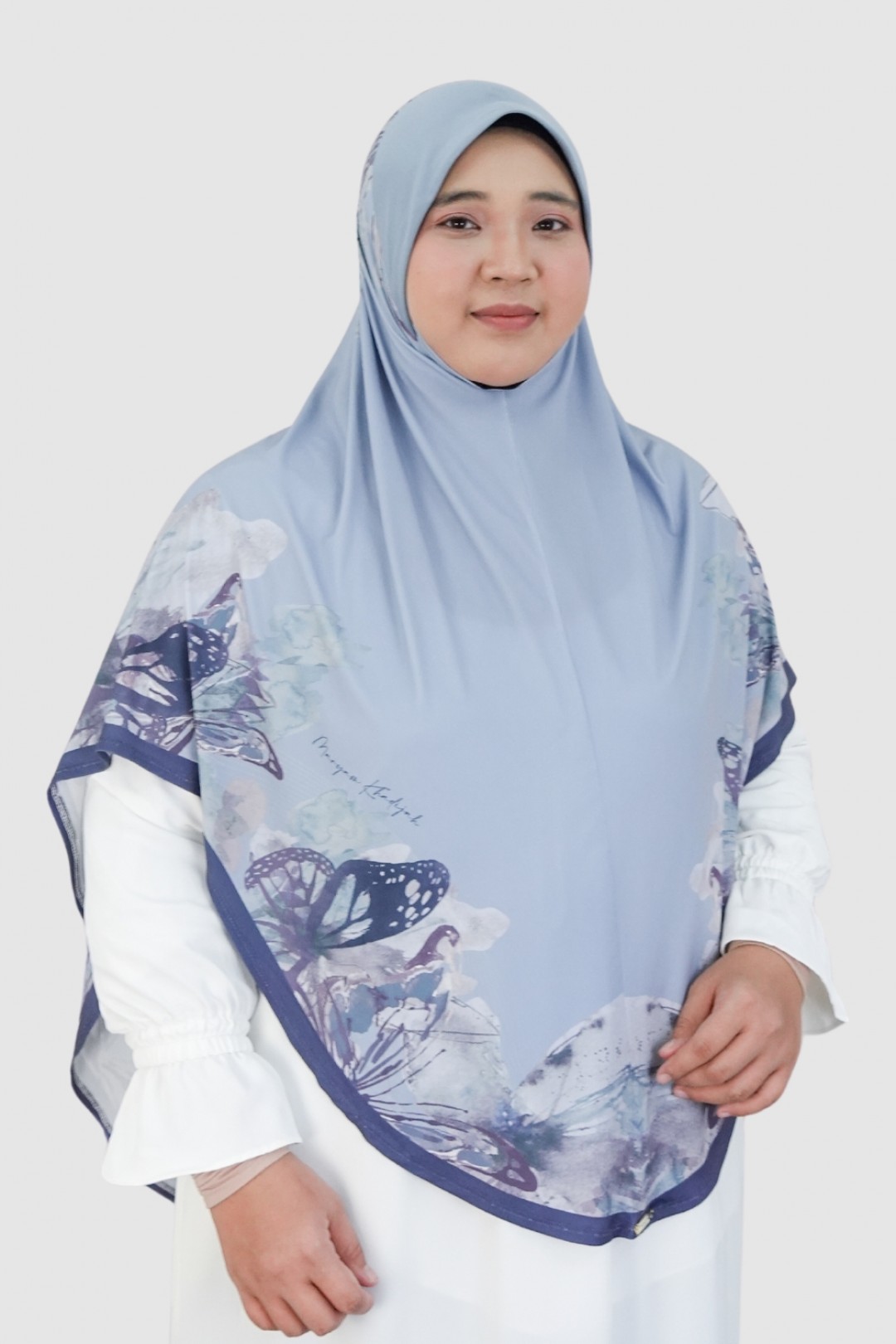 S-Sarung Printed Butterfly Blue