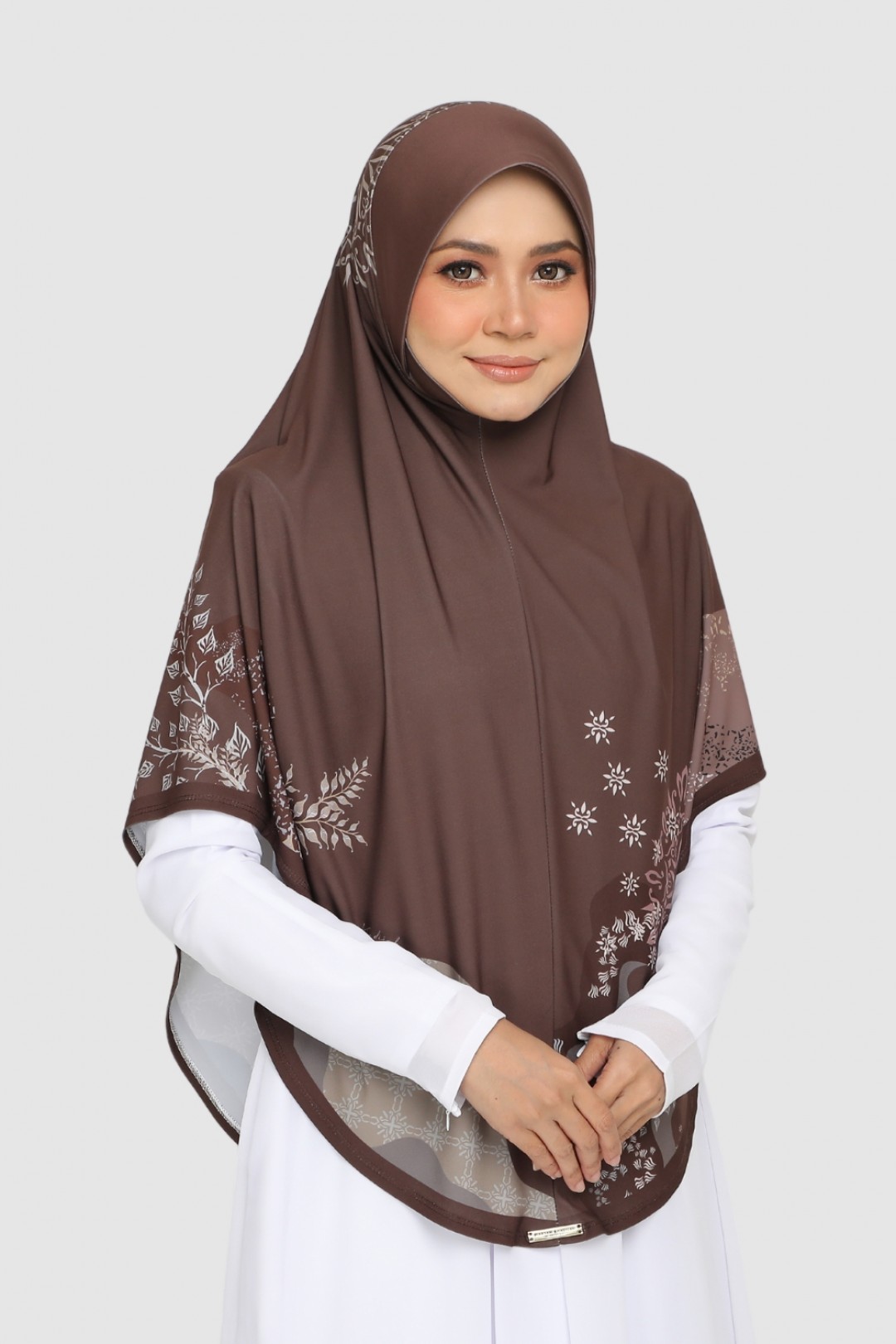 [SAMPLE]-Sarung Printed Anise Brown