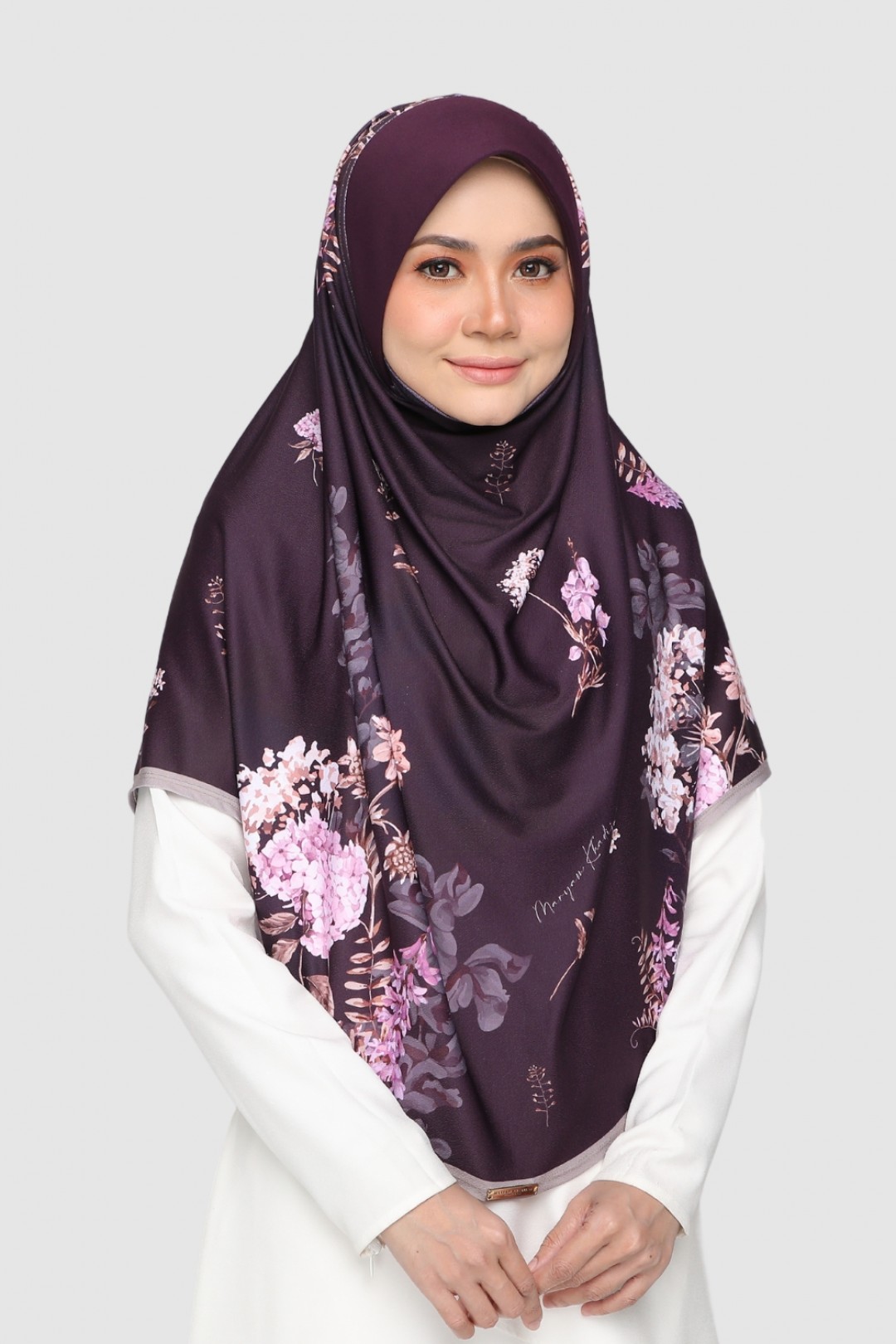 S-Sarung Printed Adora Prune