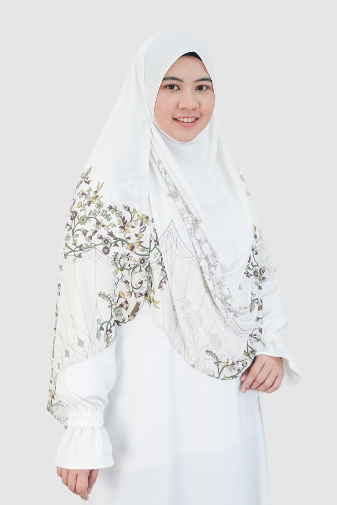 [SAMPLE]-Instant Printed Raudhah White