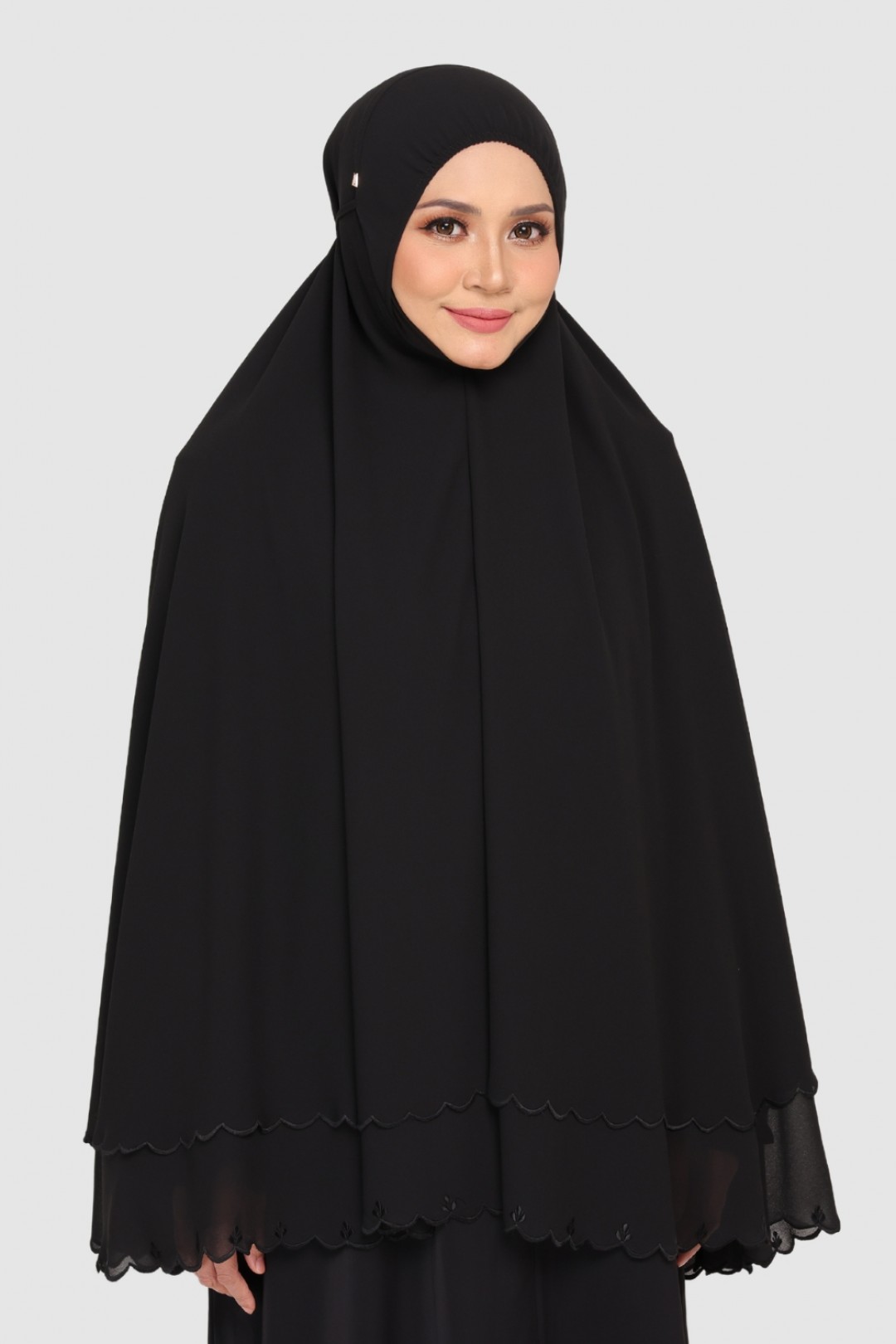 Mini Telekung Fatimah Luxe Black