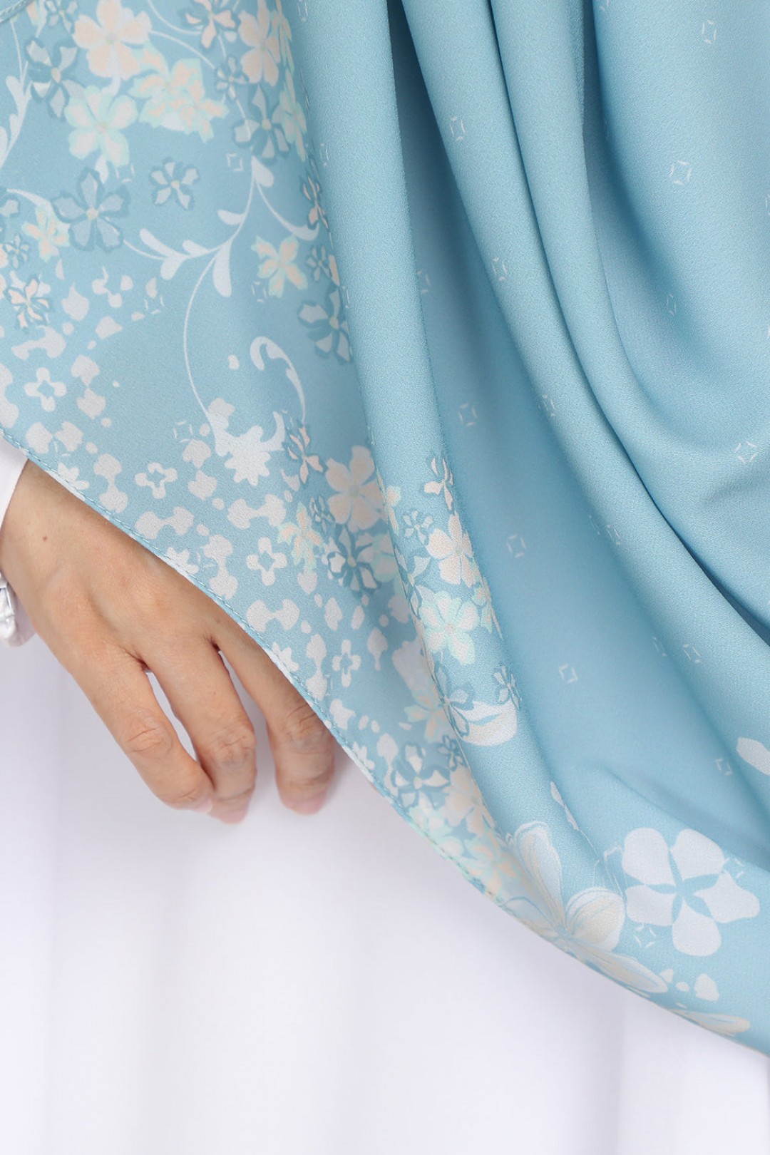 Instant Printed Khamsiyyah Splash Blue