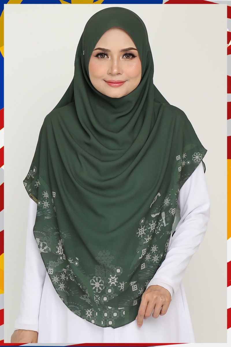 Umma Printed Raudhah Cadmium Green