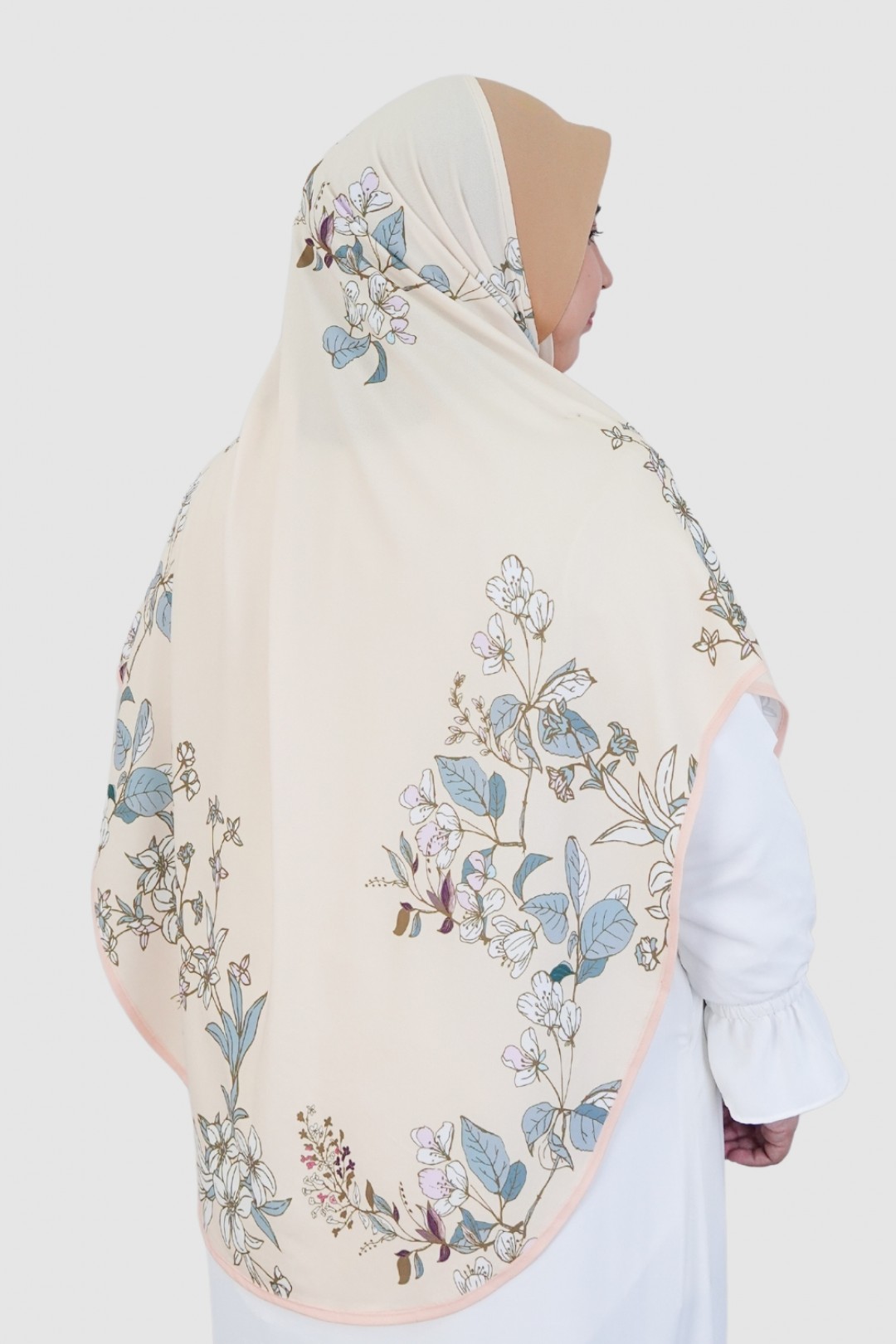 S-Sarung Printed Vinci Cream