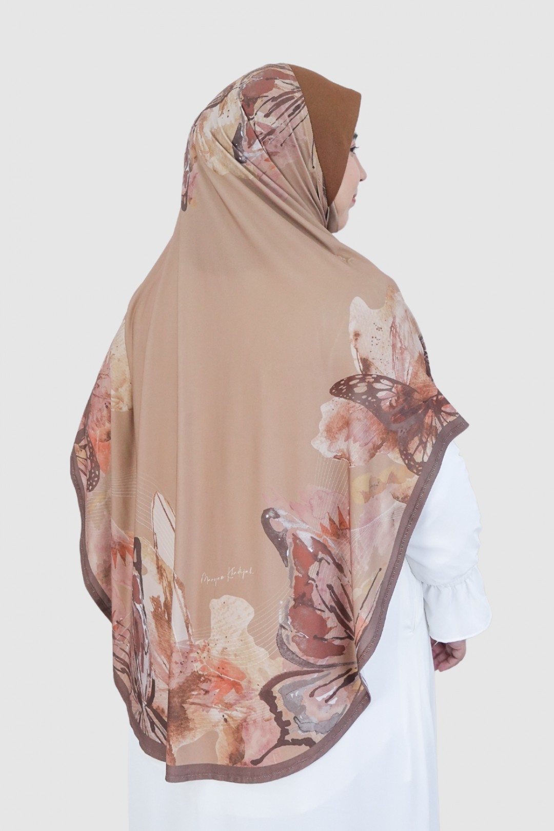 S-Sarung Printed Butterfly Brown