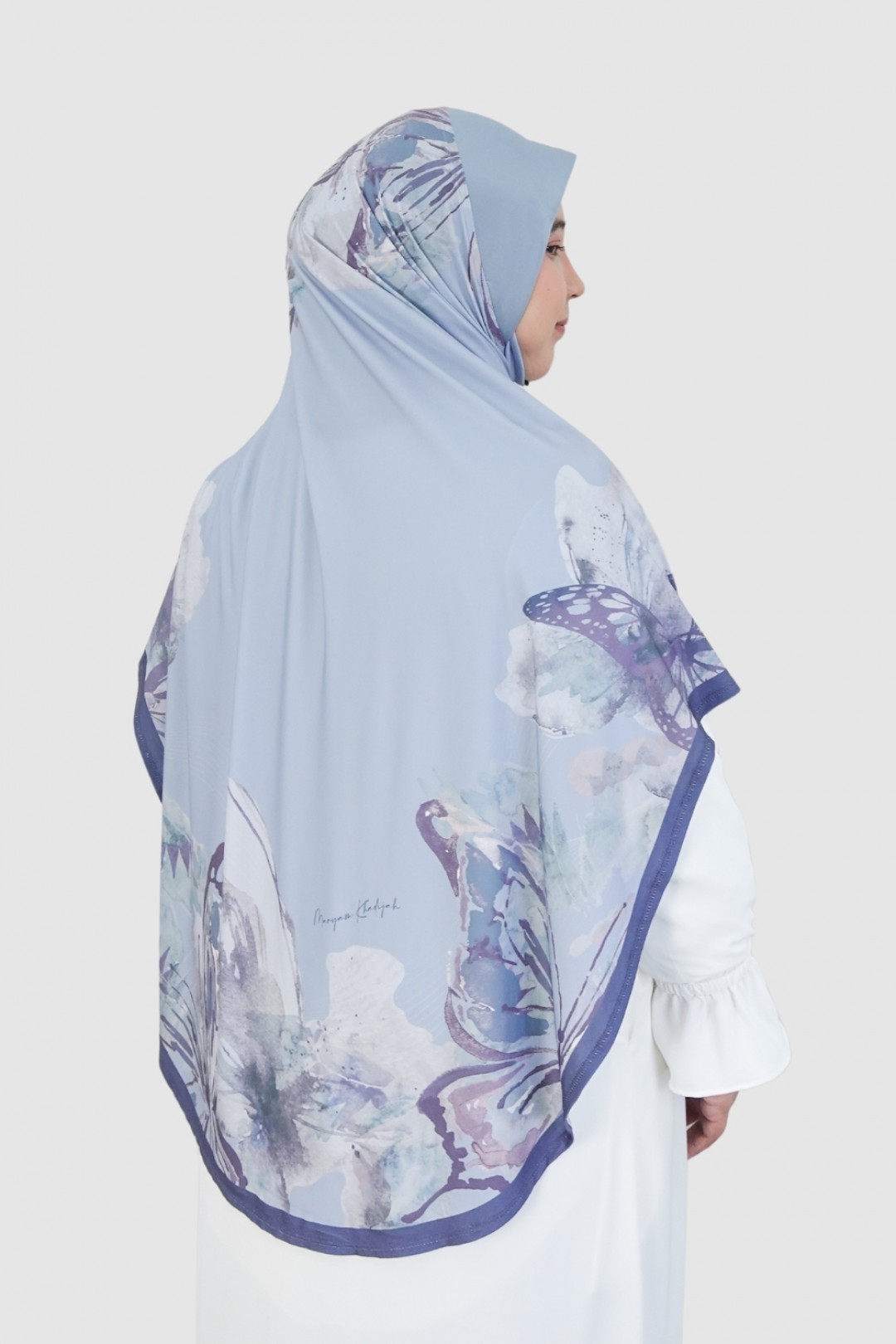 S-Sarung Printed Butterfly Blue