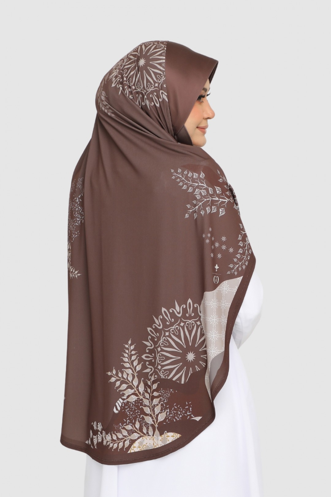 [SAMPLE]-Sarung Printed Anise Brown