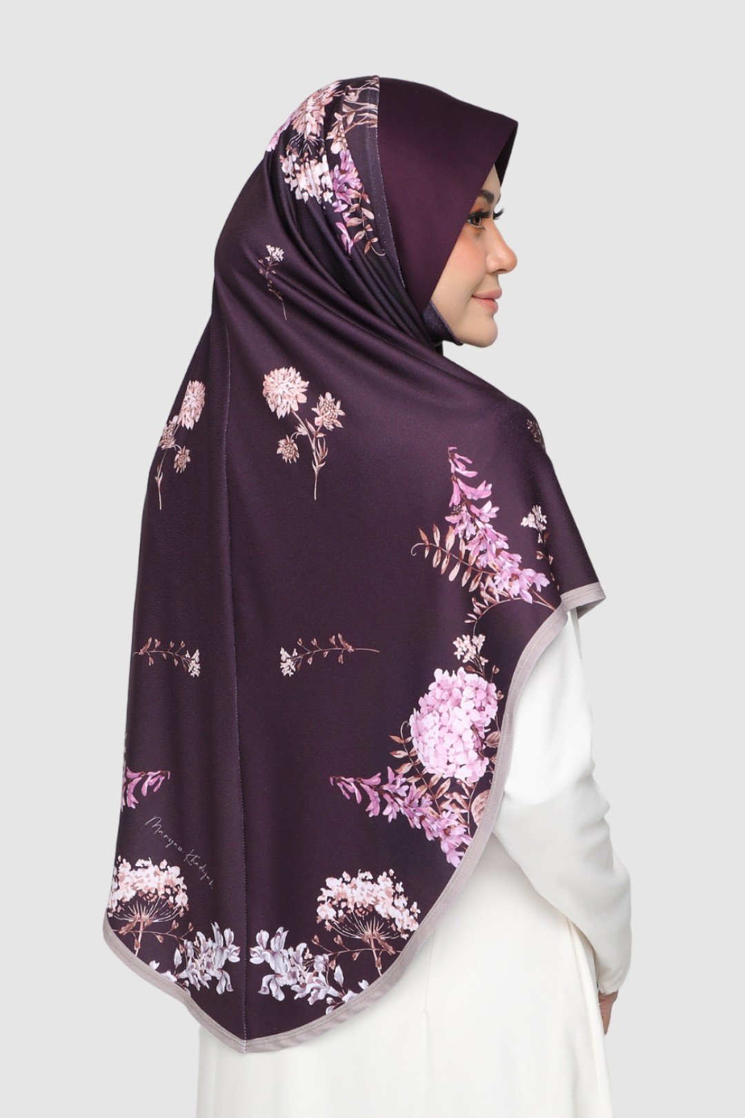 S-Sarung Printed Adora Prune