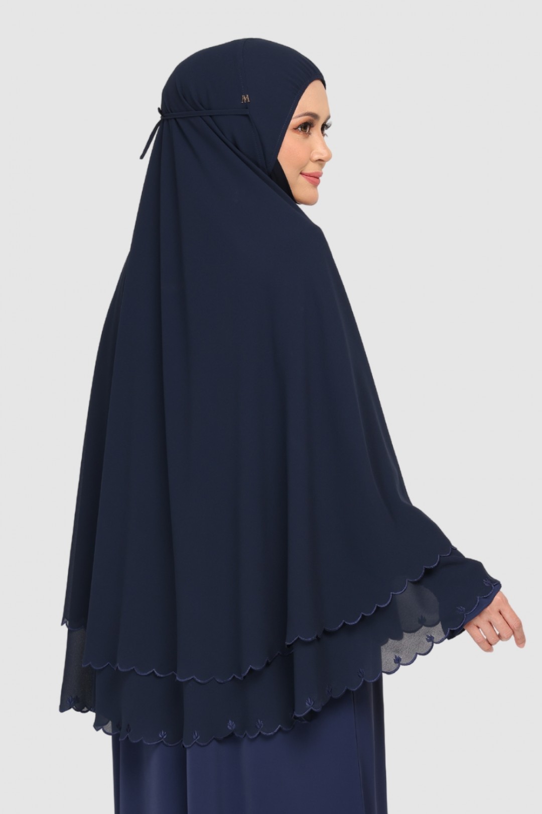 Mini Telekung Fatimah Diamond Blue