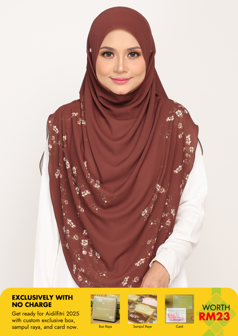 Umma Printed Arwa Seal Brown