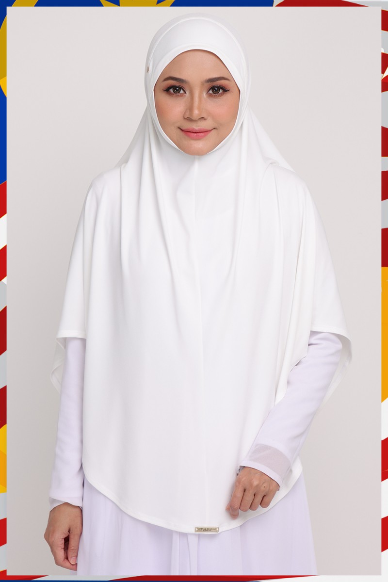 Sarung Hajira Platinum White