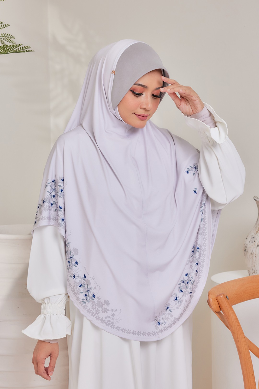 Sarung Printed Radiyyah Lavender Plum