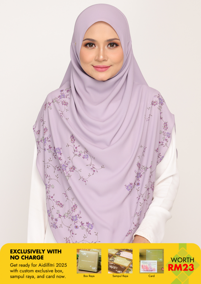 Umma Printed Arwa Lilac Hustle