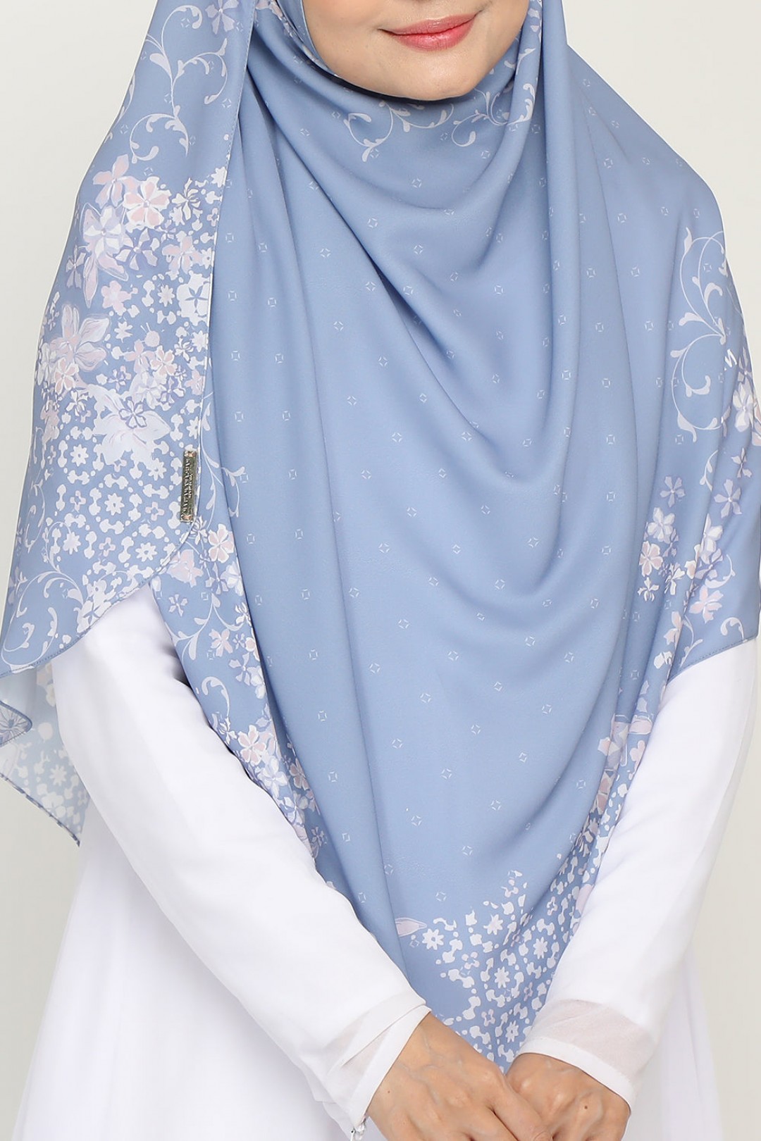 Instant Printed Khamsiyyah Splash Blue