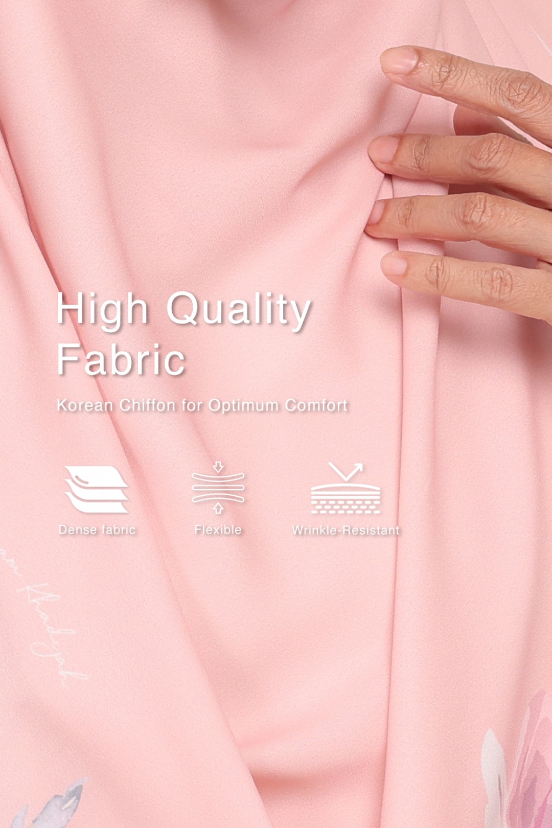 Long Shawl Printed Karya Mimi Blush