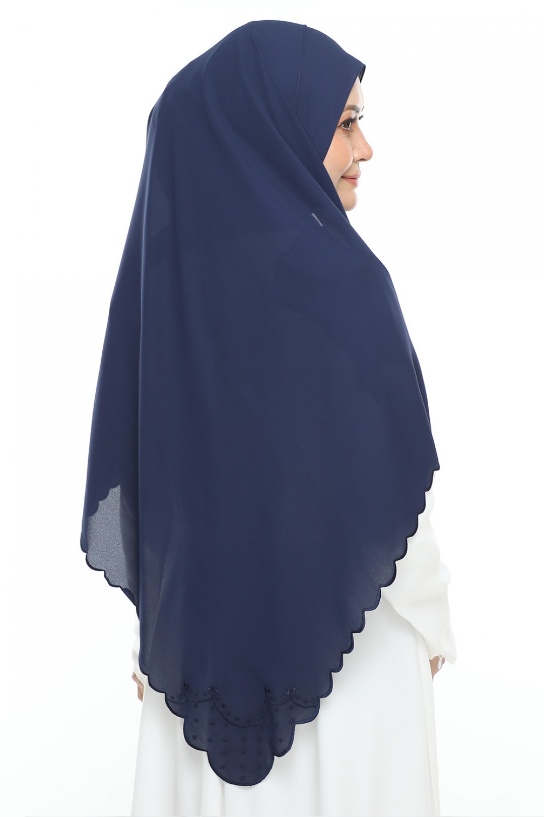 Shawl Sulam Pansy Cool Ash