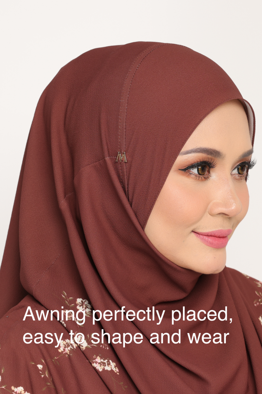 Umma Printed Arwa Seal Brown