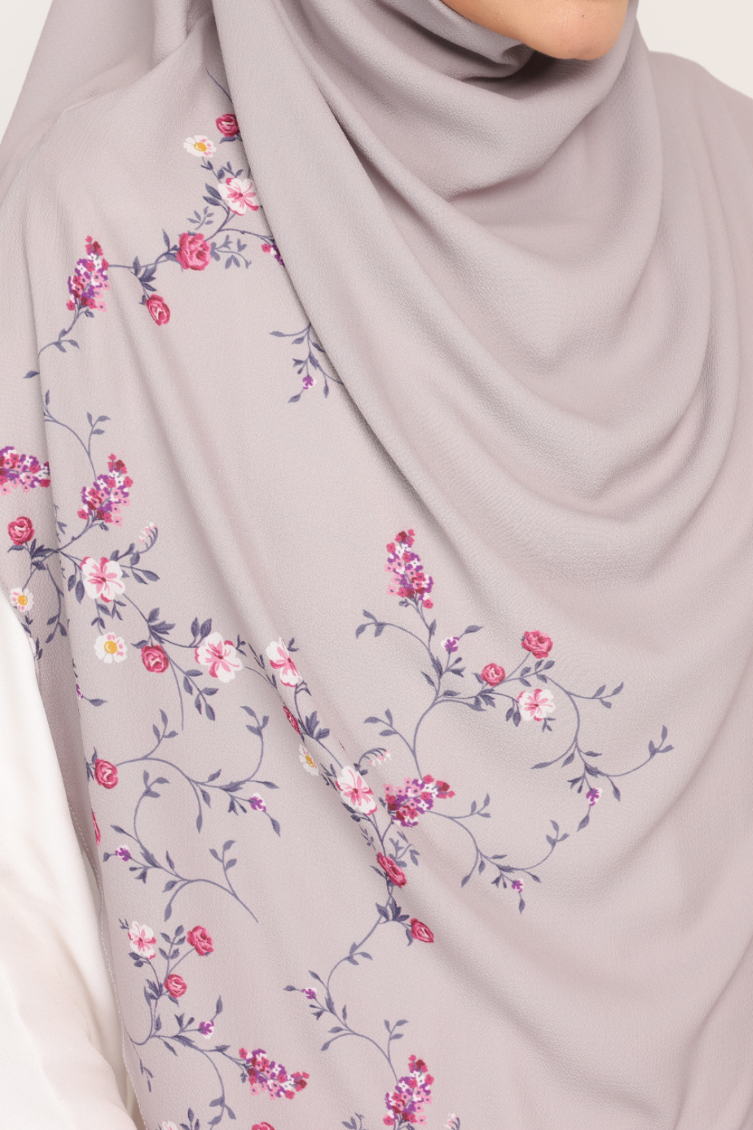 Umma Printed Arwa White Haze