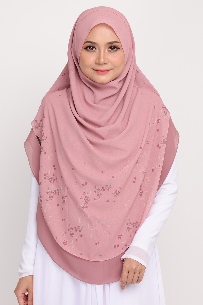 Umma Printed 2-Layer Bright Coral