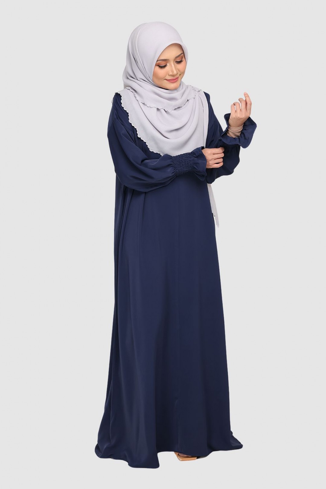 Mini Telekung Fatimah Diamond Blue