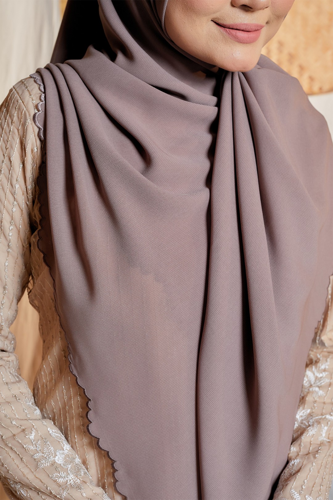 Bawal Sulam Coyote Brown