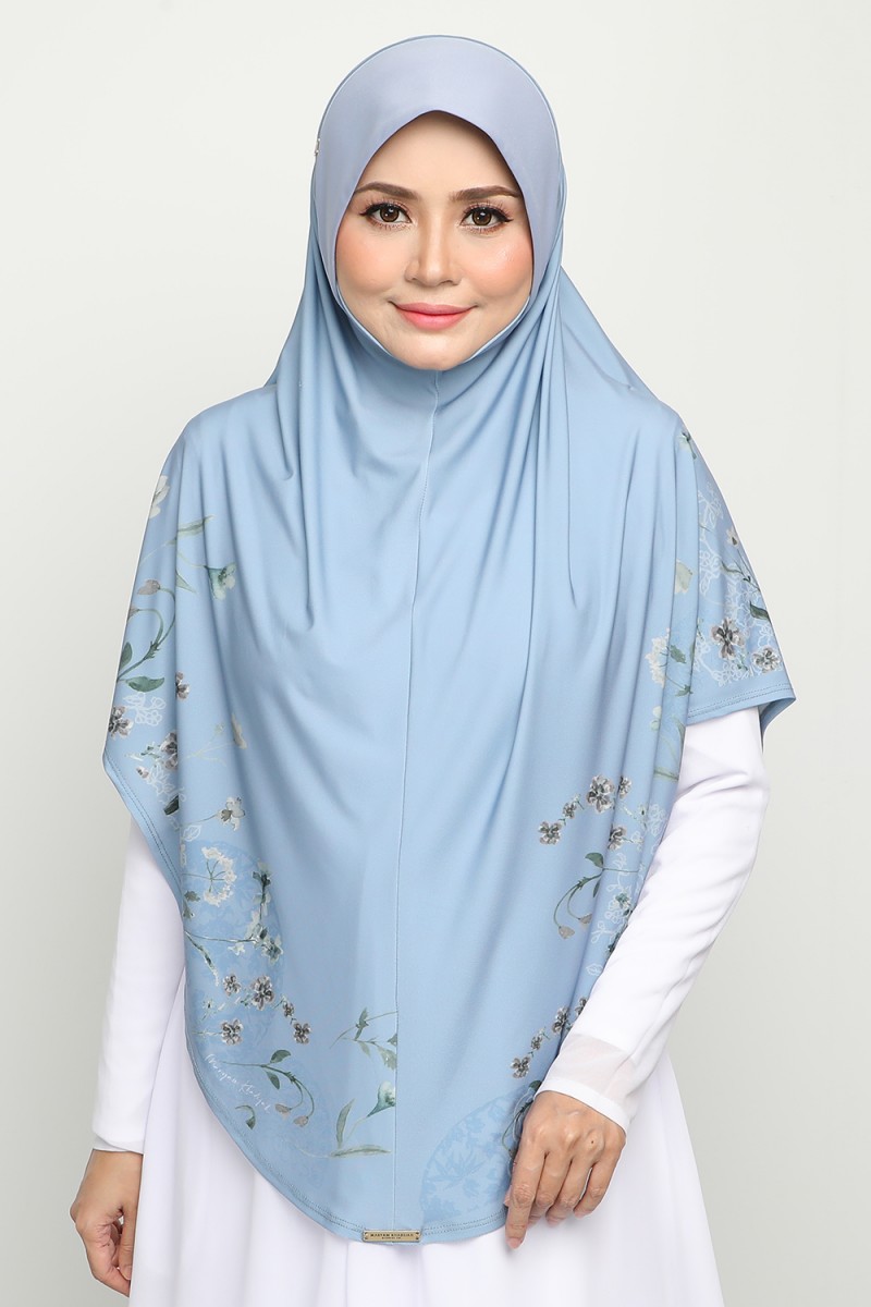 As-Is Sarung Printed Najdiyyah Air Blue